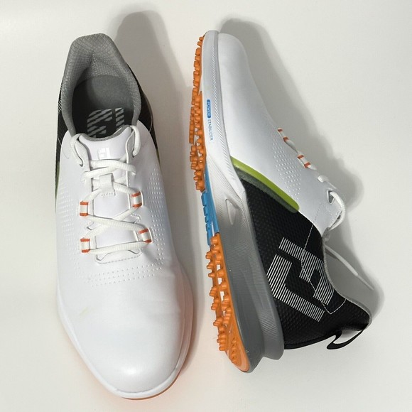 FootJoy Fuel Strato Lite Men's Spikeless Golf Shoes White 55443 Size 11.5 W - Picture 4 of 16